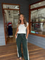 Billie Pants - Emerald Green