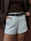 Linda Studded Western Belt in Black
