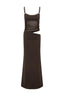 Celyse Midi Dress - Bitter Chocolate