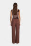 Camila Velvet Top Mocha