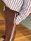 Sienna Sport Pant  (Chocolate / Pink)
