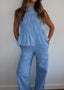 Sara Pants - Sky Blue