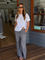 Alex Linen Pants - Slate