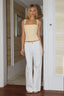 Zavi Straight Leg Jeans - White