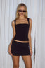 Kody Square Neck Top - Black