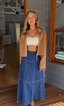 Elise Denim Skirt